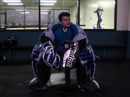 getting ready to hit the ice