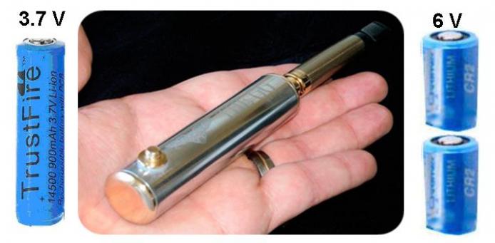 GG with 2 types of batteries