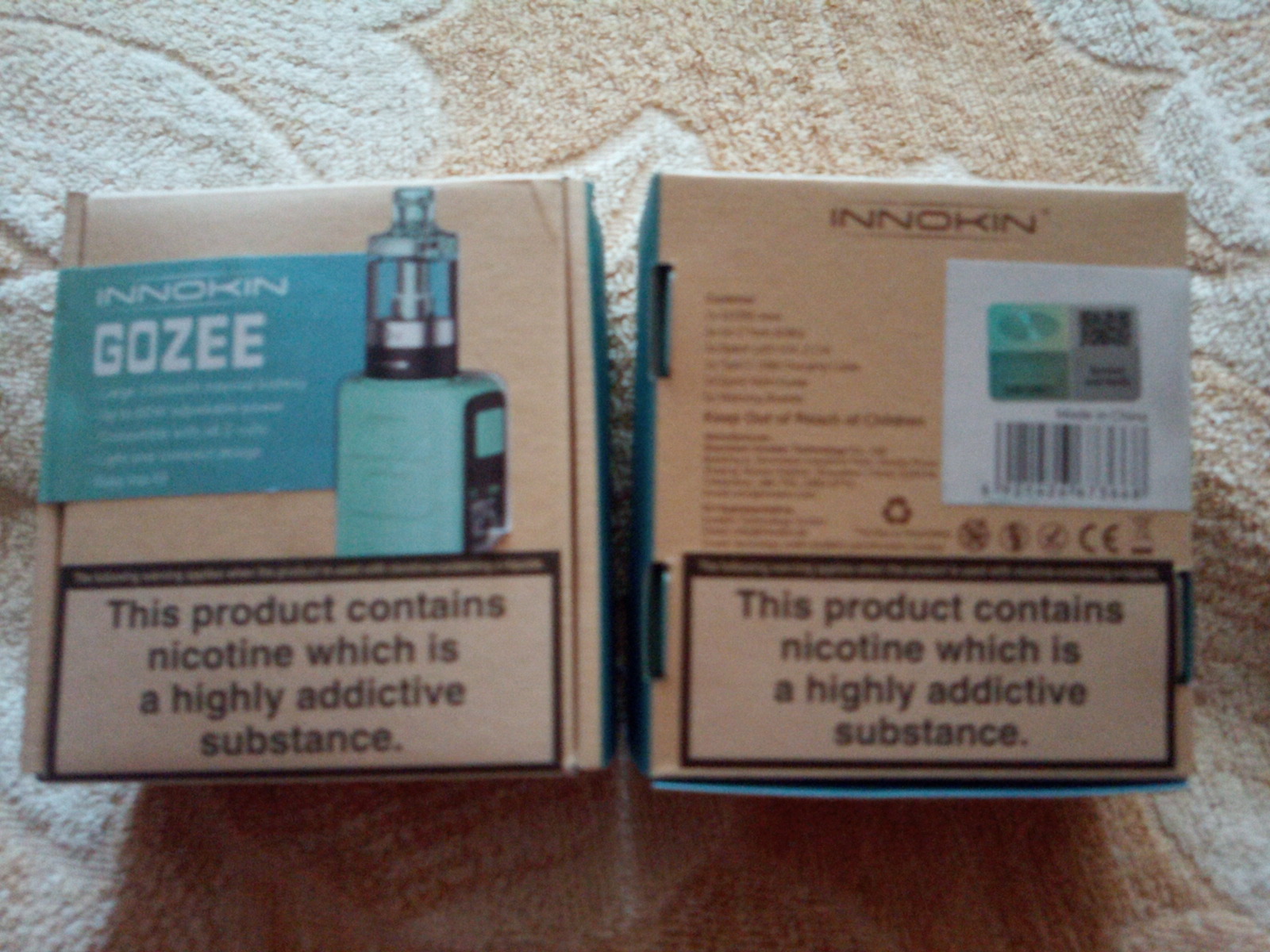 Gozee Box Auth. Code