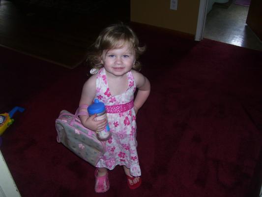 Hannah, notice the matching shoes, lol.