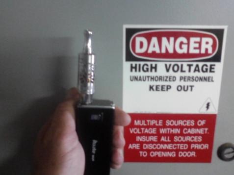 High Voltage Caged