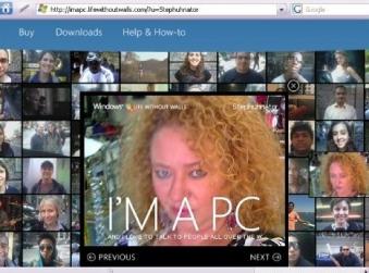 I was a Microsoft poster girl once :-)