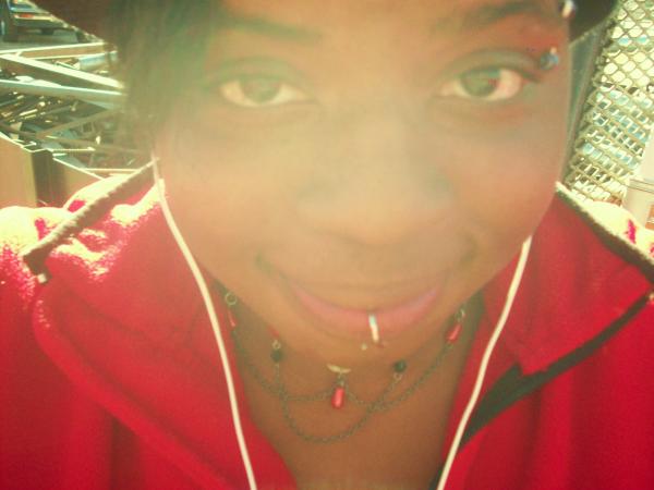 I was outside