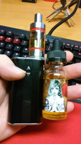 istick 50w, Subtank Mini, and some Mothers Milk