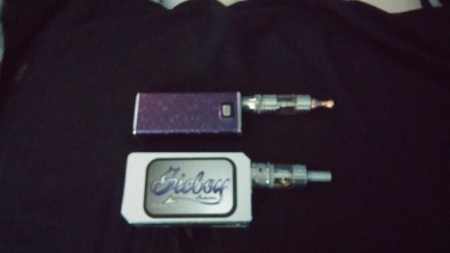 iTaste MVP w/Kanger (purple wrap)
iPV 3 w/Aspire Atlantis