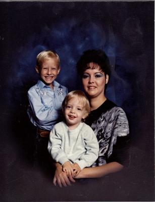 Jacob Walters, Freddie Hutson with mom Sis