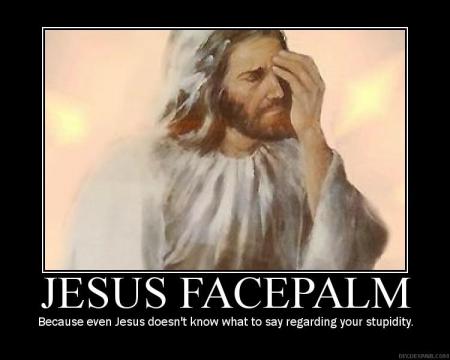 jesus facepalm