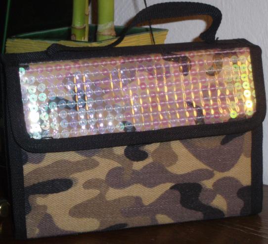 Just Leave it to ME to Actually Find a SEQUINED CAMOFLAUGE E-Cig Carrying Case, LOL!!! 
You've Gotta Love It... 
THANK YOU, Adja!!!