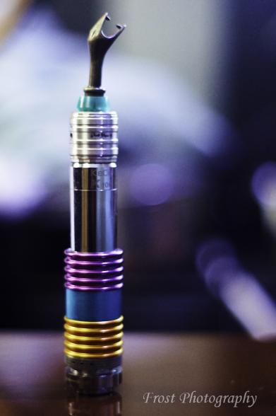 k100 w/ Grand Vapor Trident and snake drip tip.