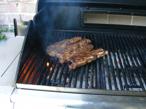 Kalbi Grilling