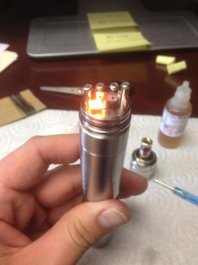 Kanthal A-1 Ribbon .5 X .1
6 wraps
1.7ohm
Single Coil