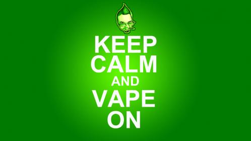 keep calm vape on