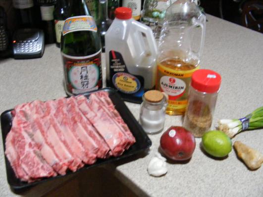 Korean Kalbi prep