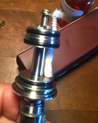 Kraken clone first build with cotton. 1.67 ohm 28 gauge