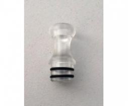 Lips ice.  Plexiglass drip tip. With  double O-rings to avoid thermal bridges.