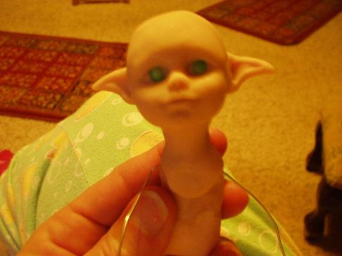 little girl fairy in the works