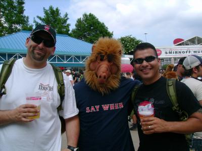Me and Felix with Alf at the warped tour.