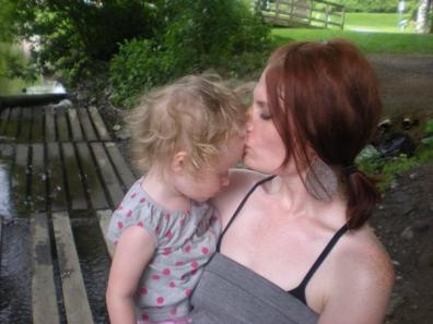 me and my baby girl lily