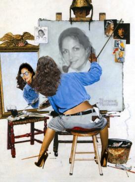 me as norman rockwell.