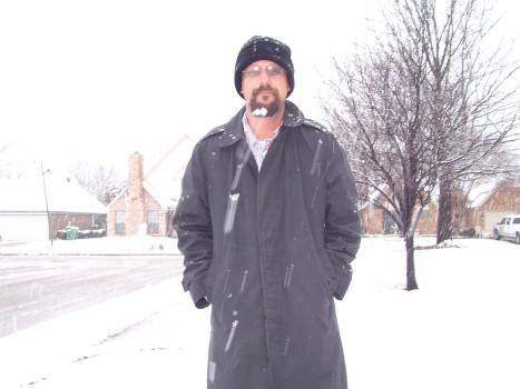 Me....big ol' snowflakes are fallin'.