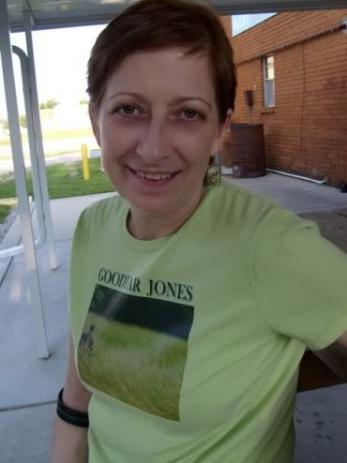 me in my homemade Goodtar Jones shirt.
