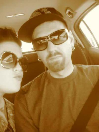 me & my girl driving around