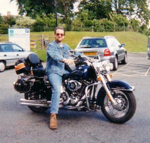 Me on my bike at  Pitlochry