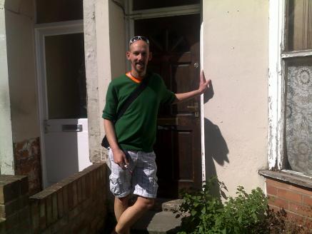 Me outside mine!