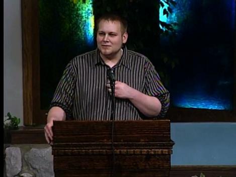 Me Preaching May 2009.