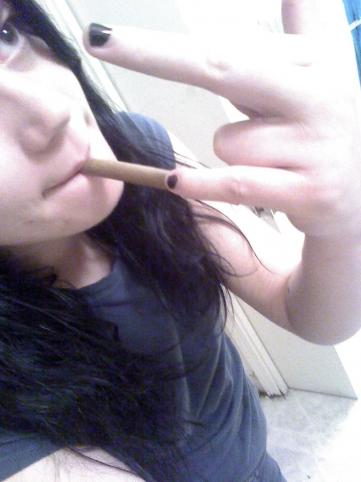 Me trying to look like a badass or something