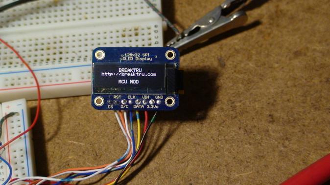 Microcontroller OLED Display