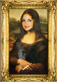 mona lisa smoking