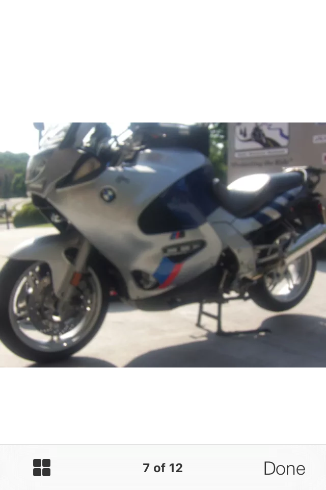 Most recent bike 2001 K1200RS