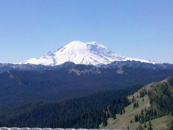 Mt. Rainier from Raven's Roost
Maybe an hour from home.