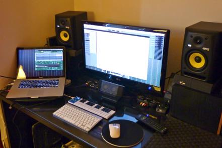 Music Production Set Up.