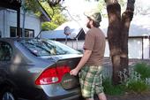 My '07 Civic Hybrid,
I love it . . . in many ways.