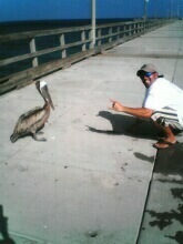 My buddy Lewie that i feed when i see him..