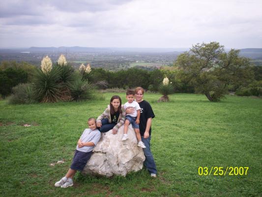 My daughter & Grandkids