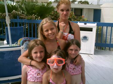 My Grandkids at the beach 2009