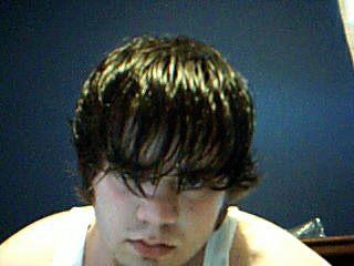 my hair back before it got longer, and way back before i cut it all off