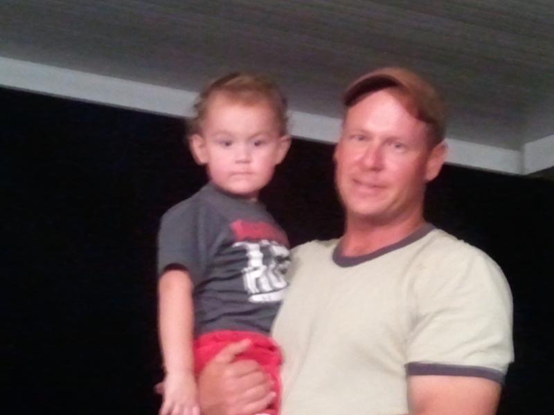 My husband and (youngest) 4th grandson :-)