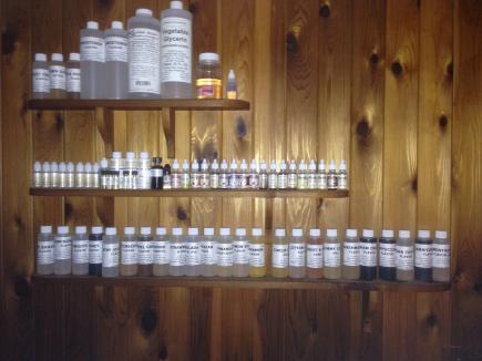 My juice bar! About 50 more flavors you can't see.