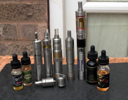 My mods and attys with a selection of my favorite liquids