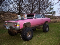 My Mud Caddy - This is an '81 Fleetwood on a 3/4 ton Chevy frame and running gear - Powered by a stock 350 - Up on 42 inch Intertec tires.