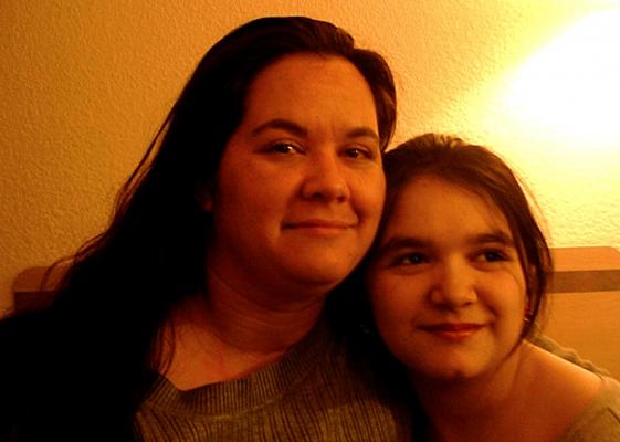 My oldest daughter & granddaughter
