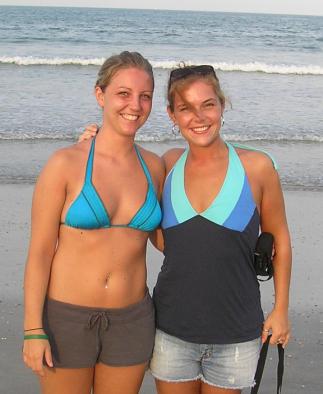 My sis and I in Cocoa Beach