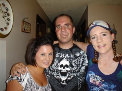 My sister and brother and me