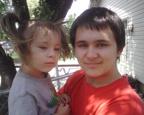 my son and daughter aaawwww....