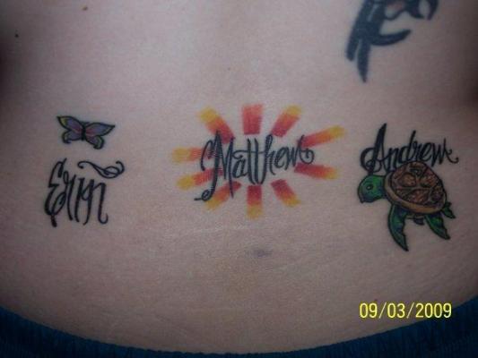 My tattoo!
Kids!