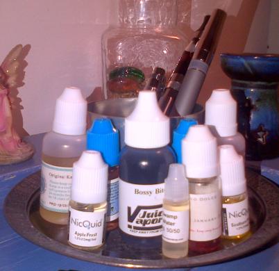 My 'Vapestation.' It isn't much, but it works.
